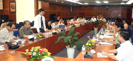 Đoàn đại biểu Quốc hội tỉnh giám sát tại Tổng Công ty Vinaconex